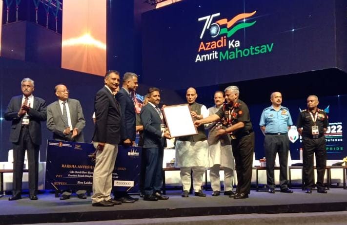 GRSE Wins Raksha Anveshan Ratna Award